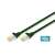 Digitus DIGITUS 10er CAT 6A S/FTP Patchkabel, 1m, grün 90334505