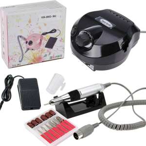 Professional nail drill machine DM-202 with foot pedal, handpiece, and accessories - Nail design