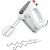 Mixer, Bosch MFQ22100, Handmixer, CleverMixx, 375 W, 4 Geschwindigkeitsstufen, zusätzliche Pulse/Turbo-Einstellung, Weiß/Grau 90357697