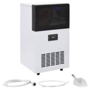 vidaXL jégkockakészítő kanállal és vízcsővel - Jégkocka készítő gép