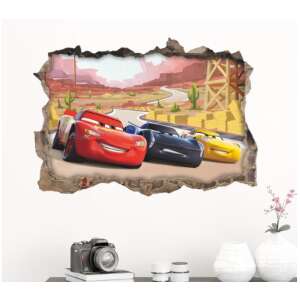 Verdák Falmatrica - Autós 3D Dekoráció - 70x50 cm