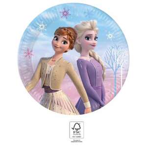Disney Frozen II Wind Spirit, Jégvarázs papírtányér 8 db-os 23 cm FSC 90376140 "jégvarázs"  Party terítékek
