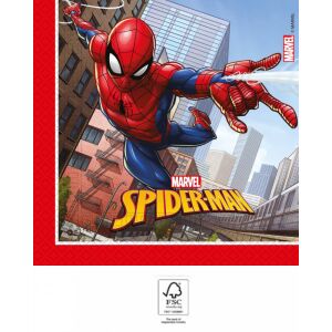 Marvel Spiderman Crime Fighter Serviette, 33x33 cm, 20 Stück - Servietten