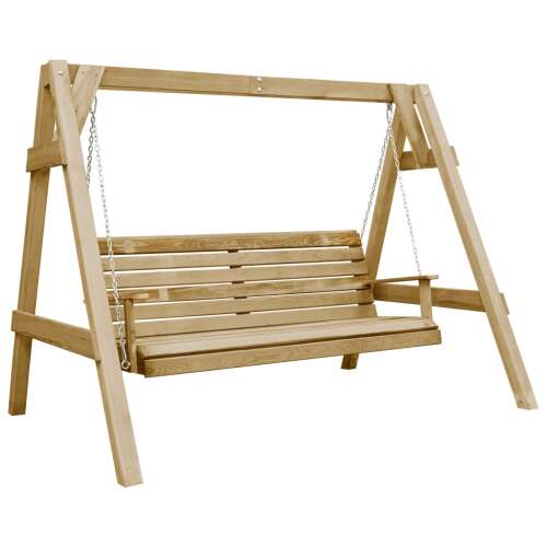 vidaXL impregnált fenyőfa kerti Hintapad 205x150x157cm