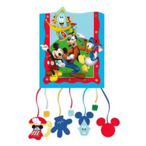 Disney Mickey Rock the House pinata, featuring Mickey Mouse, Donald Duck, and Goofy - Party Decoration