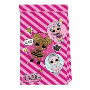 Подаръчни торбички LOL Surprise Glitterati, пакет от 4, розови с кукли LOL - Опаковъчен материал