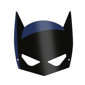 Batman mask, black and blue, 8 pack - Toy
