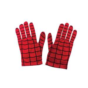 Rękawiczki Spiderman dla dzieci, czerwono-czarny dodatek do stroju superbohatera - Kostium dla dzieci