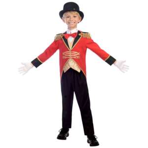 Ring Master boys' costume, includes jacket, gloves, pants, and hat - OEM