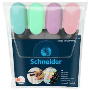 Schneider Job Pastel Szövegkiemelő készlet, 4 pasztell szín, 1-5 mm - Schneider