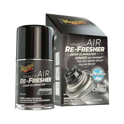 Meguiar's Black Chrome Air Re-Fresher Eliminator de mirosuri, 57g