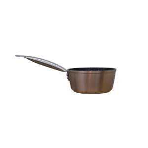 Ibili Natura Kupfersaucepan mit Edelstahlgriff, 16x7,5 cm - Töpfe