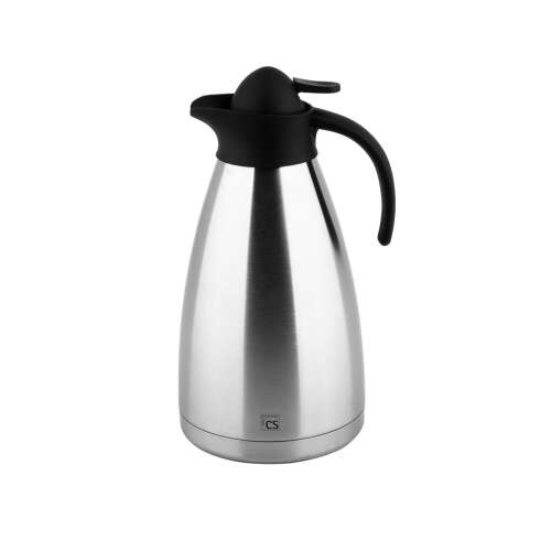 Carl Schmidt Sohn stainless steel thermal carafe, 2 liter, black/silver