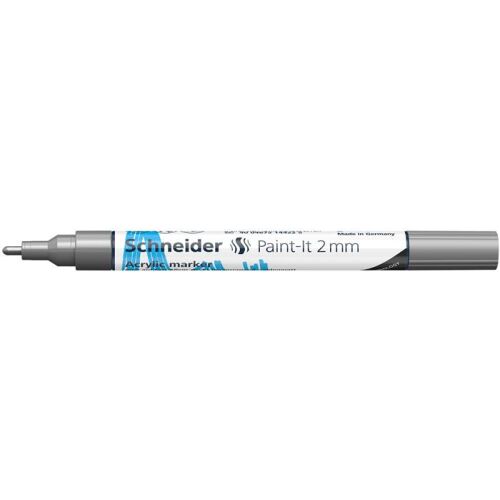 Schneider Paint-It 310 Akril Dekormarker - Ezüst, 2 mm