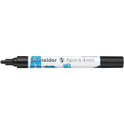 Schneider Paint-It 320 fekete akril marker, 4 mm