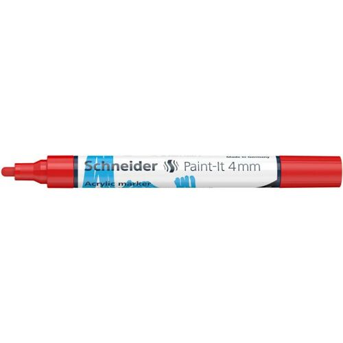 Schneider Paint-It 320 akril marker, 4 mm, piros