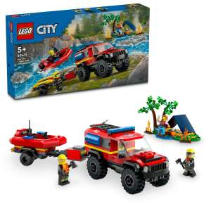 LEGO® City 4x4 Tűzoltóautó mentőcsónakkal 60412 90428244 LEGO City