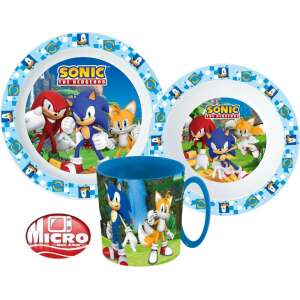 Sonic, a sündisznó étkészlet, micro műanyag szett 90428584 Gyerek tányérok, evőeszközök, étkészletek