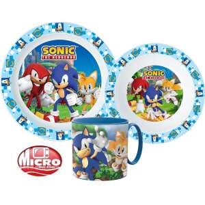 Sonic, a sündisznó étkészlet, micro műanyag szett 90428596 Gyerek tányérok, evőeszközök, étkészletek