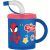 Cana Spiderman cu pai, NVT, Plastic, 210ml, Multicolor 90431287