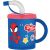 Cana Spiderman cu pai, NVT, Plastic, 210ml, Multicolor 90431287