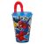 Pohár na slamku Spider-Man Web-Jump, plastový 430 ml 90431323