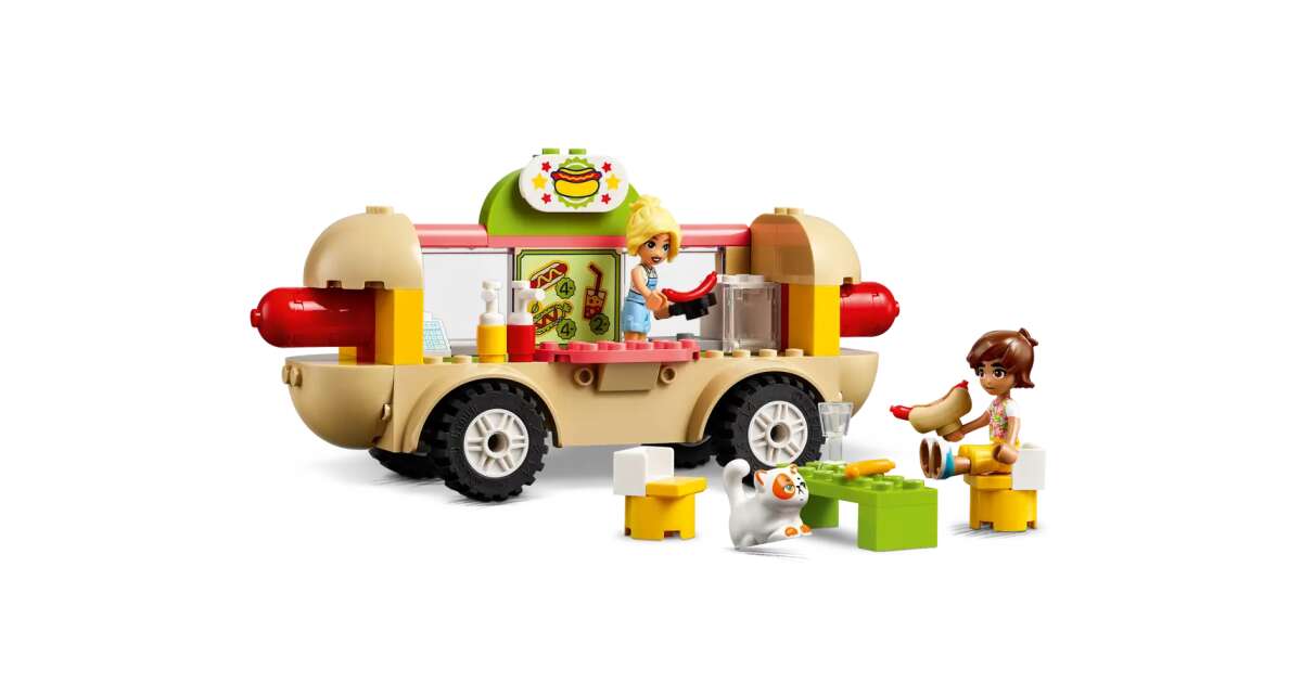 LEGO Friends Hot dog vendor buffet cart 42633