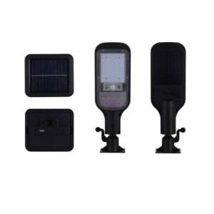 Erős fényű napelemes vízálló LED-es mozgásérzékelős utcai/kültéri/fali lámpa, 160W