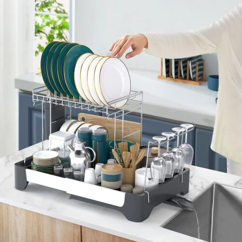 Using Quasar & Co. Extendable Dish Rack