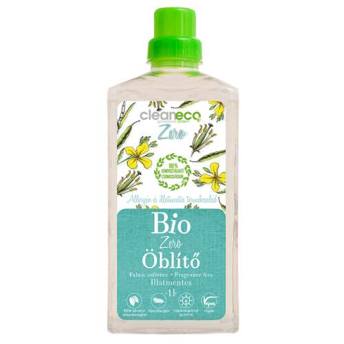 Cleaneco Zero Bio Öblítő, 1 liter, illatmentes, hipoallergén, vegán