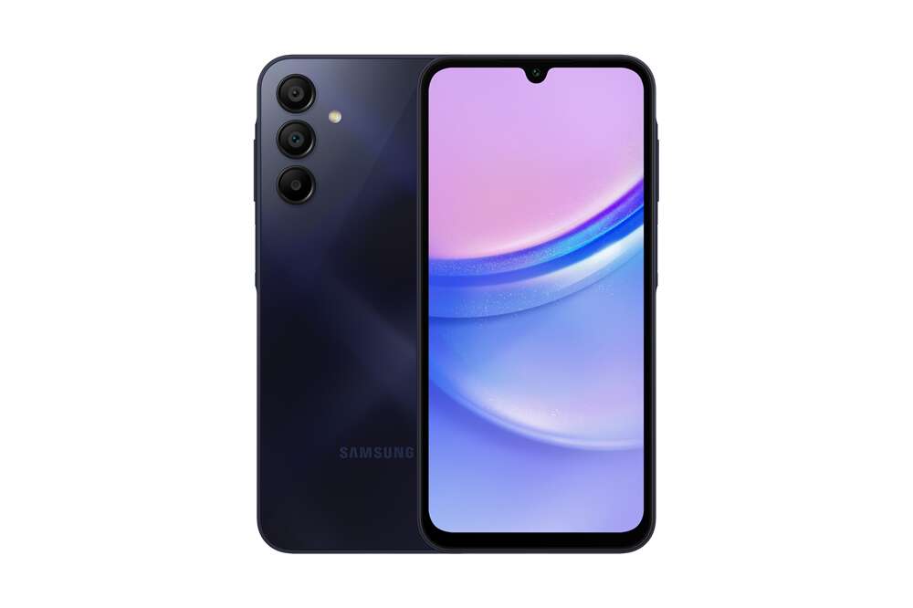 Samsung galaxy a15 4g 128gb 4gb ram dual sim mobiltelefon, fekete