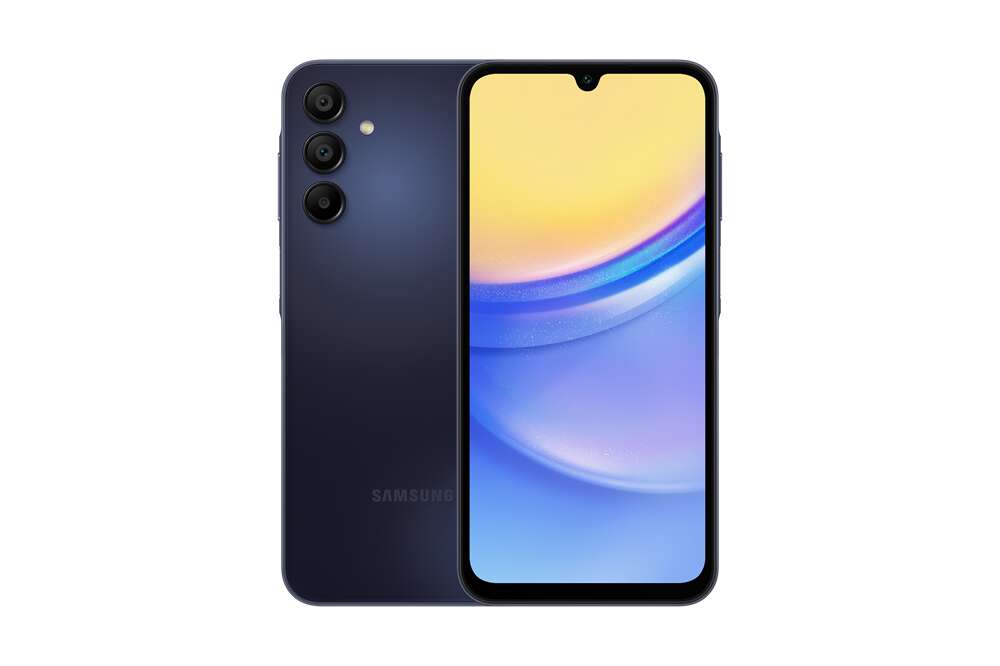 Samsung galaxy a15 5g 128gb 4gb ram dual sim mobiltelefon, fekete