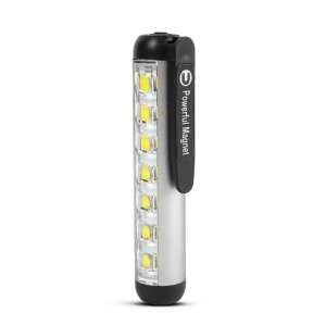 Phenom 18580A wiederaufladbare LED-Arbeitsleuchte – Schwarz/Silber