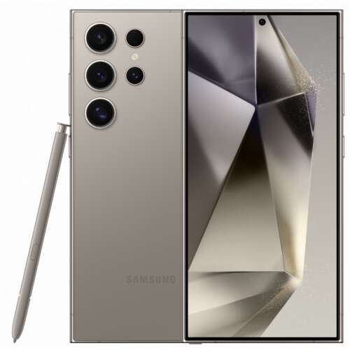 Samsung Galaxy S24 Ultra 1TB 12GB RAM Mobiltelefon, Titanium Grau