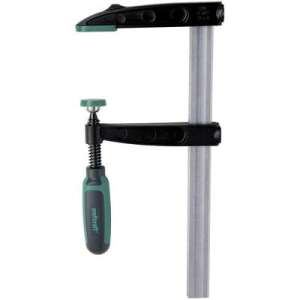 Wolfcraft 3623000 F-Spannzange, 120 mm Ausladung, 1000 mm Spannbereich, schwarz und grün - Wolfcraft