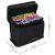 Maaleo 80-piece dual tip marker set in carrying case with dimensions