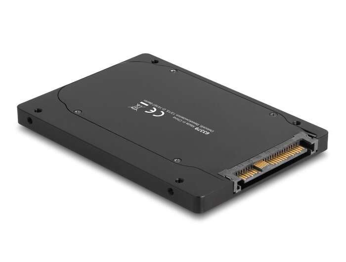 Delock 2.5 átalakító U.2 SFF-8639 - M.2 NVMe M aljzat - 7 mm-es magas
