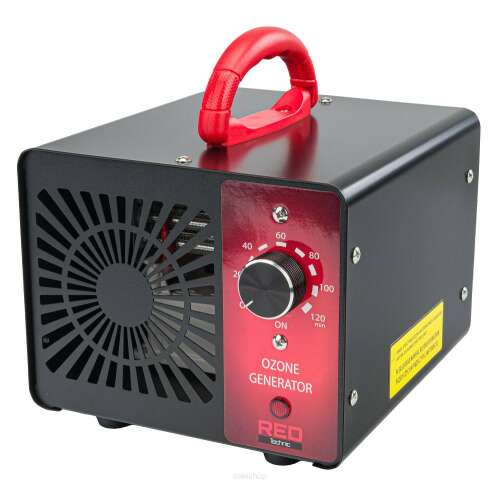 Generator de ozon Red Technic 155W, 60 g/h - 60 000 mg/h, purificator de aer pentru casă și mașină