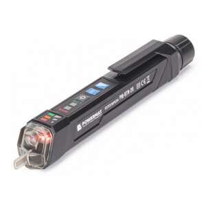 Powermat PM-BTN-20 Non-Contact Voltage Tester, 12V - 1000V, 48V - 1000V, CAT III 1kV, LED flashlight - Voltage tester