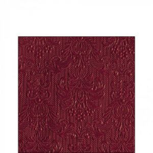 Ambiente Elegance Papírszalvéta - Ruby Red - Dombornyomott - 25x25cm - 15db 137985530 - Ambiente