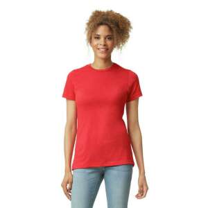 Gildan Softstyle környakas Női póló, GIL67000, rövid ujjú, Red Mist-L 90667048 Női pólók