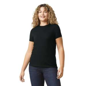 Gildan Softstyle környakas Női póló, GIL67000, rövid ujjú, Pitch Black-XL 90667051 Női pólók