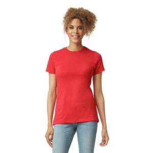 Gildan Softstyle környakas Női póló, GIL67000, rövid ujjú, Red Mist-XL 90667508 Női pólók