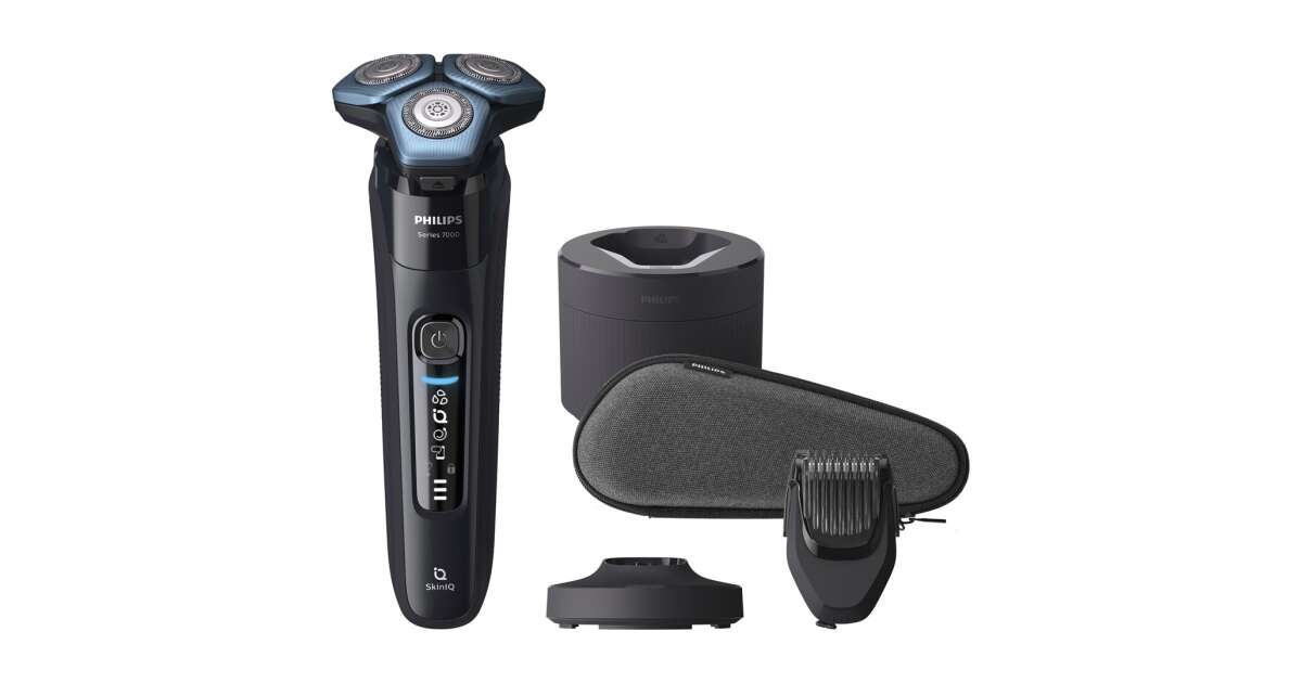Philips S7783/59 Shaver series 7000 60 perc üzemidő, Lítium-ion, LED ...