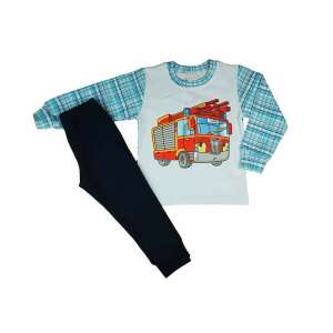 2 részes kisfiú pizsama tűzoltó mintával - 92-es méret 90670395 "sam a tűzoltó"  Gyerek pizsama, hálóing