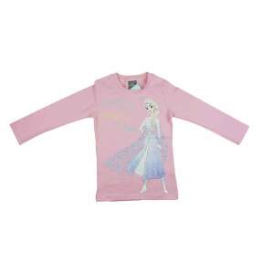 Hosszú ujjú póló Jégvarázs mintával - 98-as méret, rózsaszín 90670772 "jégvarázs"  Gyerek hosszú ujjú pólók
