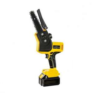 THO m-9019 48V 2-Battery Chainsaw, Branch Cutter 20cm with Digital Battery Indicator