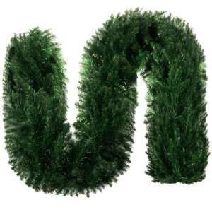 Artificial Christmas garland, 2.7 meters long, dense, green, for decorating - Ruhhy Garland