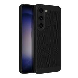 Husa neagră BREEZY pentru telefon Samsung Galaxy A25 5G cu model perforat pentru o circulație optimă a aerului și răcire - OEM Huse telefon