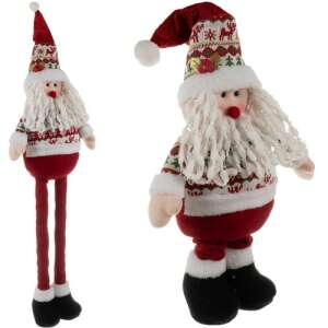 Santa Claus with telescopic legs, Christmas decoration, red and white, 60-95 cm tall - Ruhhy Christmas Decoration